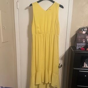 Yellow Sleeveless Dress